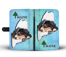 Load image into Gallery viewer, Australian Shepherd Dog Print Wallet Case-Free Shipping-ME State