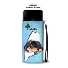 Load image into Gallery viewer, Australian Shepherd Dog Print Wallet Case-Free Shipping-ME State
