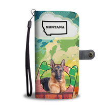 Load image into Gallery viewer, Amazing German Shepherd Print Wallet Case-Free Shipping-MT State