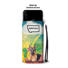 Load image into Gallery viewer, Amazing German Shepherd Print Wallet Case-Free Shipping-MT State