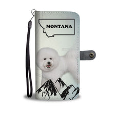 Load image into Gallery viewer, Bichon Frise Print Wallet Case-Free Shipping-MT State