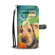 Load image into Gallery viewer, Airedale Terrier Print Wallet Case-Free Shipping-MT State
