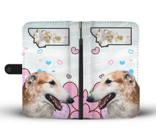 Load image into Gallery viewer, Borzoi Dog Print Wallet Case-Free Shipping-MT State