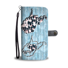 Load image into Gallery viewer, Amazing Border Collie In Lots Print Wallet Case-Free Shipping-WV State