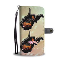 Load image into Gallery viewer, Amazing Doberman Pinscher Dog Print Wallet Case-Free Shipping-WV State