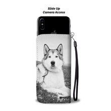 Load image into Gallery viewer, Alaskan Malamute Dog Print Wallet Case-Free Shipping-IN State