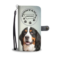 Load image into Gallery viewer, Bernese Mountain Dog Print Wallet Case-Free Shipping-MT State