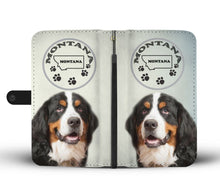 Load image into Gallery viewer, Bernese Mountain Dog Print Wallet Case-Free Shipping-MT State