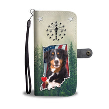 Load image into Gallery viewer, Bernese Mountain Dog Print Wallet Case-Free Shipping-IN State
