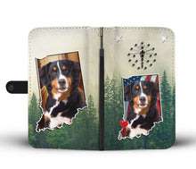 Load image into Gallery viewer, Bernese Mountain Dog Print Wallet Case-Free Shipping-IN State