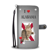 Load image into Gallery viewer, American Bobtail Cat Print Wallet Case-Free Shipping-AL State