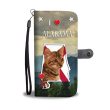 Load image into Gallery viewer, Bengal Cat Print Wallet Case-Free Shipping-AL State