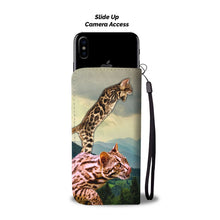 Load image into Gallery viewer, Bengal Cat Print Wallet Case-Free Shipping-AL State