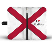 Load image into Gallery viewer, Alabama Print Wallet Case-Free Shipping-AL State