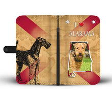 Load image into Gallery viewer, Airedale Terrier Print Wallet Case-Free Shipping-AL State
