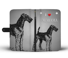 Load image into Gallery viewer, Airedale Terrier Sketch Print Wallet Case-Free Shipping-AL State
