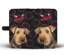 Load image into Gallery viewer, Airedale Terrier Print Wallet Case-Free Shipping-OH State