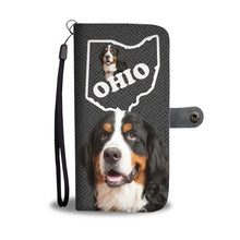 Load image into Gallery viewer, Bernese Mountain Dog Print Wallet Case-Free Shipping-OH State