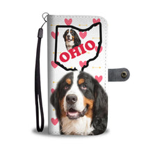 Load image into Gallery viewer, Amazing Bernese Mountain Dog Print Wallet Case-Free Shipping-OH State