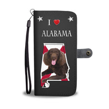 Load image into Gallery viewer, American Water Spaniel Print Wallet Case-Free Shipping-AL State