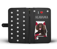 Load image into Gallery viewer, American Water Spaniel Print Wallet Case-Free Shipping-AL State
