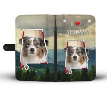 Load image into Gallery viewer, Australian Shepherd Print Wallet Case-Free Shipping-AL State