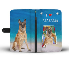 Load image into Gallery viewer, Belgian Malinois Dog Print Wallet Case-Free Shipping-AL State