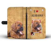 Load image into Gallery viewer, Bloodhound Print Wallet Case-Free Shipping-AL State