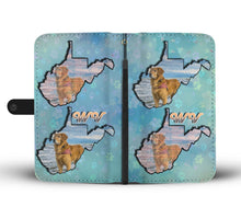 Load image into Gallery viewer, Amazing Golden Retriever Art Print Wallet Case-Free Shipping-WV State