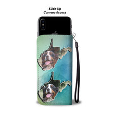 Load image into Gallery viewer, Bernese Mountain Dog Print Wallet Case-Free Shipping-WV State