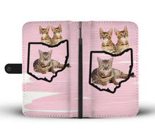 Load image into Gallery viewer, Bengal Cat Print Wallet Case-Free Shipping-OH State