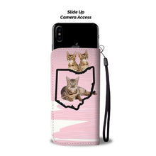 Load image into Gallery viewer, Bengal Cat Print Wallet Case-Free Shipping-OH State