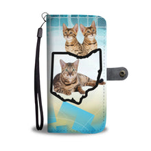 Load image into Gallery viewer, Amazing Bengal Cat Print Wallet Case-Free Shipping-OH State