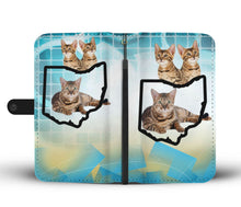 Load image into Gallery viewer, Amazing Bengal Cat Print Wallet Case-Free Shipping-OH State