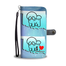 Load image into Gallery viewer, Bichon Fries Dog Art Print Wallet Case-Free Shipping-OK State