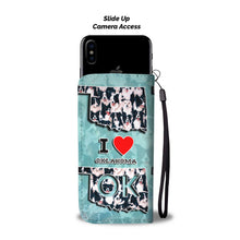 Load image into Gallery viewer, Border Collie Dog In Lots Print Wallet Case-Free Shipping-OK State