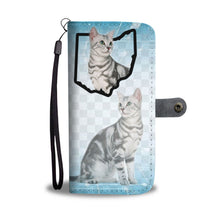 Load image into Gallery viewer, American Shorthair Cat Print Wallet Case-Free Shipping-OH State