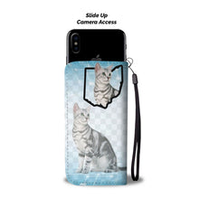 Load image into Gallery viewer, American Shorthair Cat Print Wallet Case-Free Shipping-OH State