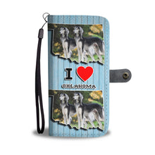 Load image into Gallery viewer, Amazing Saluki Dog Print Wallet Case-Free Shipping-OK State