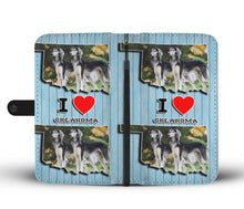 Load image into Gallery viewer, Amazing Saluki Dog Print Wallet Case-Free Shipping-OK State