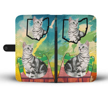 Load image into Gallery viewer, Amazing American Shorthair Cat Print Wallet Case-Free Shipping-OH State