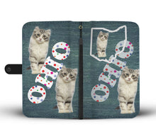 Load image into Gallery viewer, American Curl Cat Print Wallet Case-Free Shipping-OH State