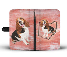 Load image into Gallery viewer, Basset Hound Print Wallet Case-Free Shipping-OH State
