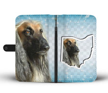 Load image into Gallery viewer, Afghan Hound Print Wallet Case-Free Shipping-OH State