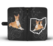 Load image into Gallery viewer, Basenji Dog Print Wallet Case-Free Shipping-OH State