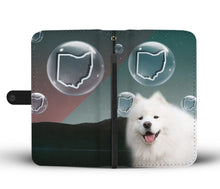 Load image into Gallery viewer, American Eskimo Dog Print Wallet Case-Free Shipping-OH State