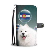 Load image into Gallery viewer, American Eskimo Dog Print Wallet Case-Free Shipping-CO State