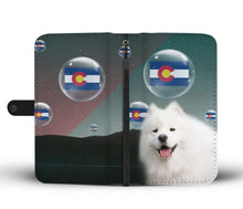 Load image into Gallery viewer, American Eskimo Dog Print Wallet Case-Free Shipping-CO State
