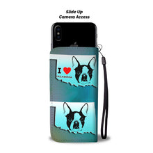 Load image into Gallery viewer, Amazing Boston Terrier Art Print Wallet Case-Free Shipping-OK State