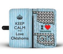 Load image into Gallery viewer, Boston Terrier Dog Love Print Wallet Case-Free Shipping-OK State